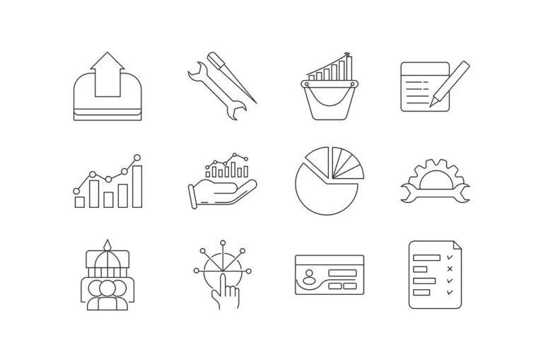 business line icons
