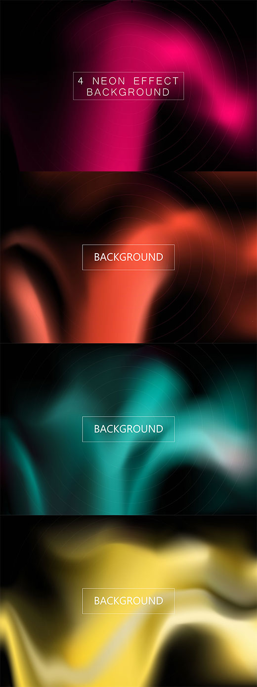 Free neon effect backgrounds pack