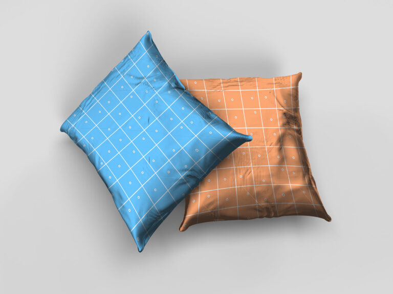 square pillow mockup