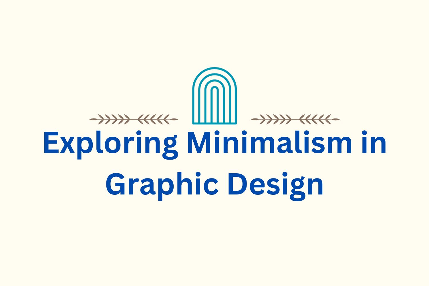  Minimalism in Graphic Design